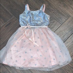 Cat & Jack pink and silver dress